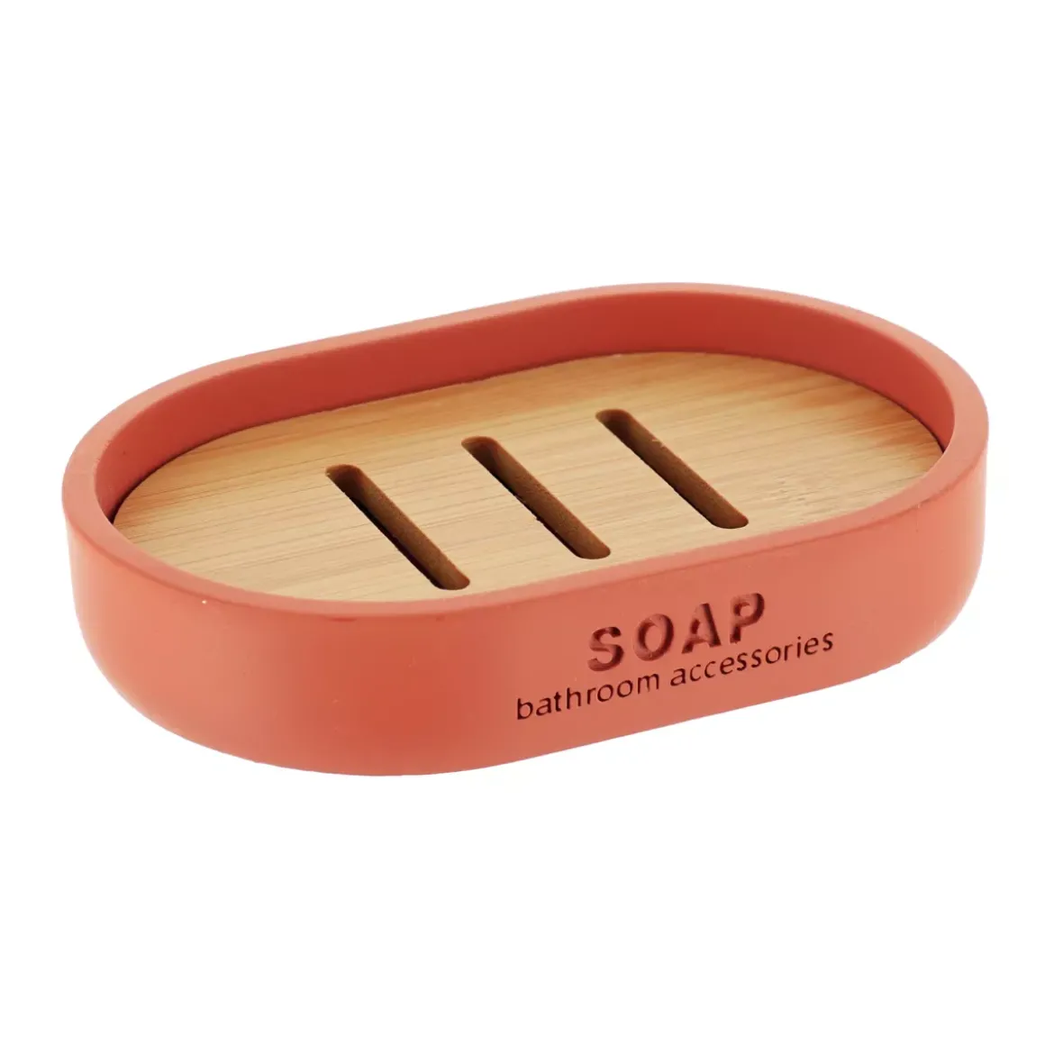 Set di accessori bagno Purebamboo Terracotta