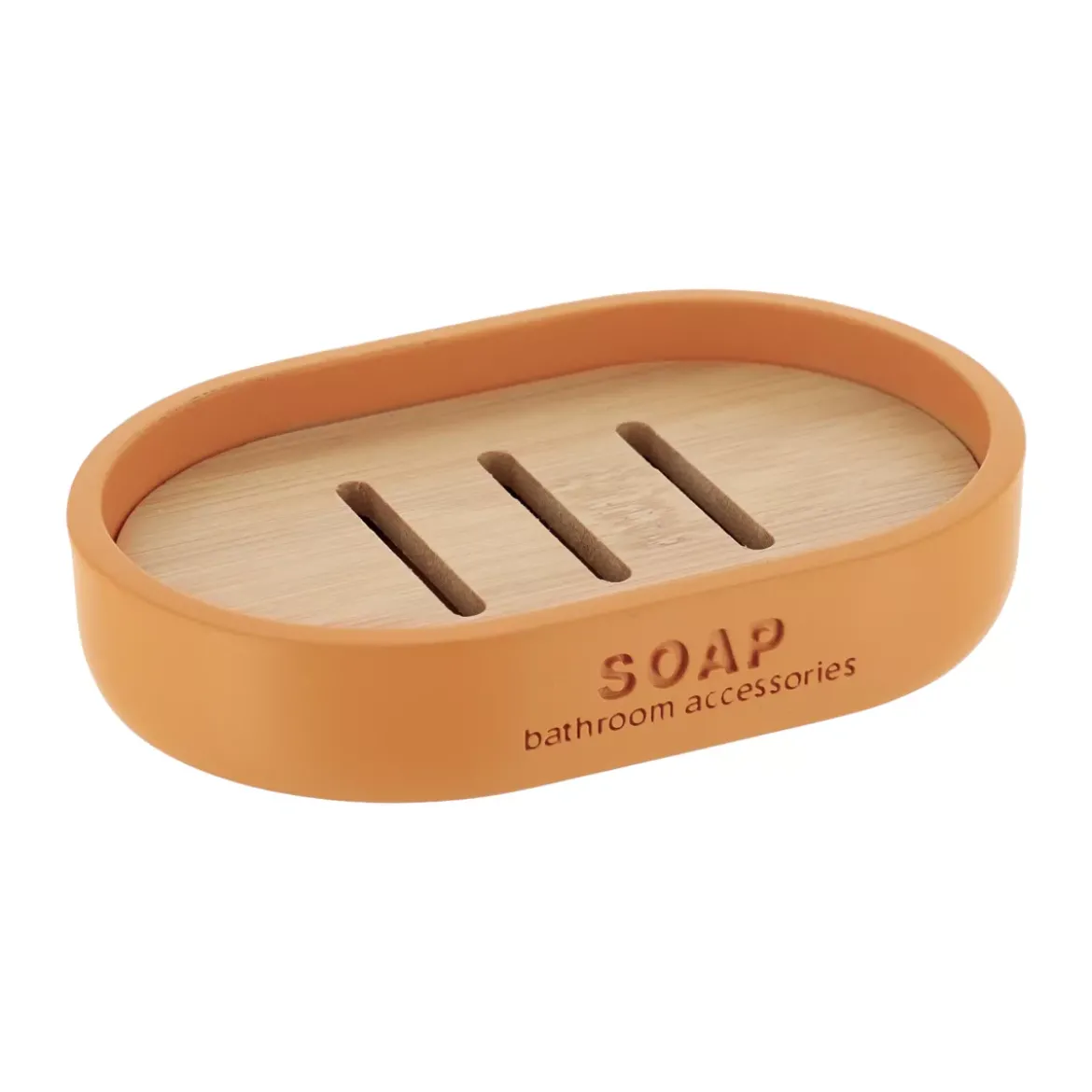 Set di accessori bagno Purebamboo Giallo senape