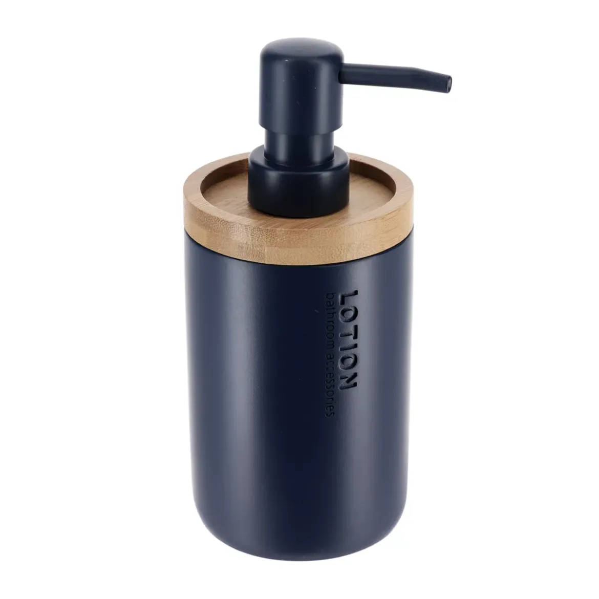 Set di accessori bagno Purebamboo Blu marino