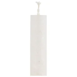 Set di 2 candele a stelo (H25 cm) Candeliere Bianco ghiacciato