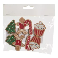 Set di 8 decorazioni da spargere (H5 cm) Albero e golosità