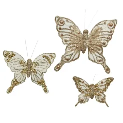 Set di 3 farfalle Helgi Oro