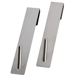 Set di 2 ganci speciale parete doccia (H18cm) Cromo