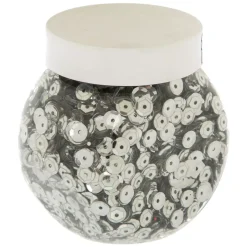 Set di 100 g di lustrini Argento