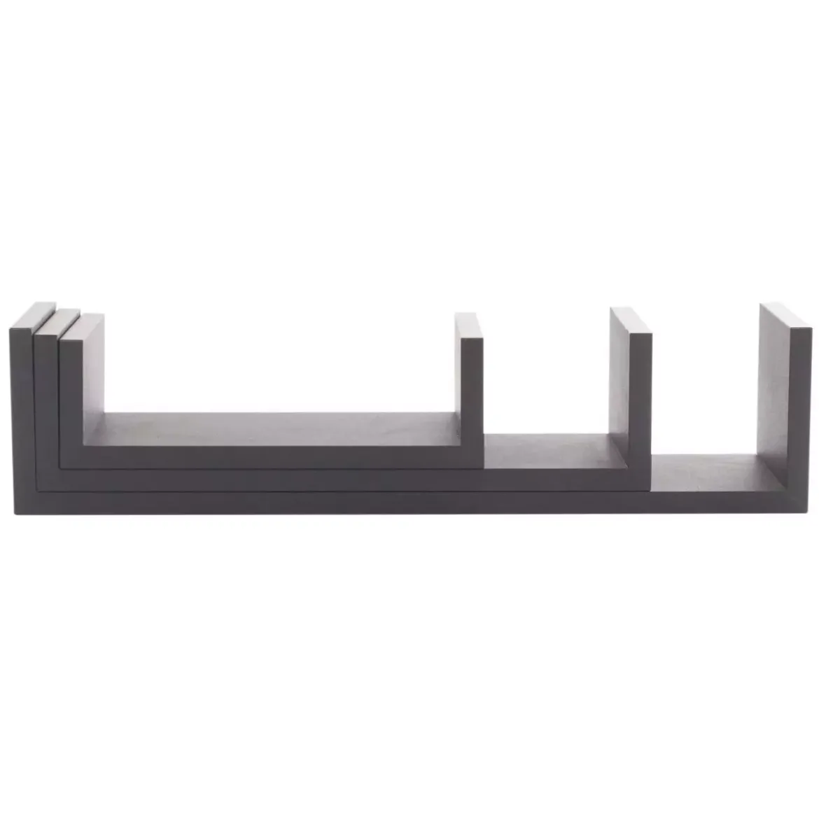 Set di 3 mensole Bord Nero