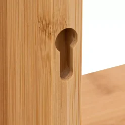 Set di 3 mensole cubo Fixy Bambù Naturale