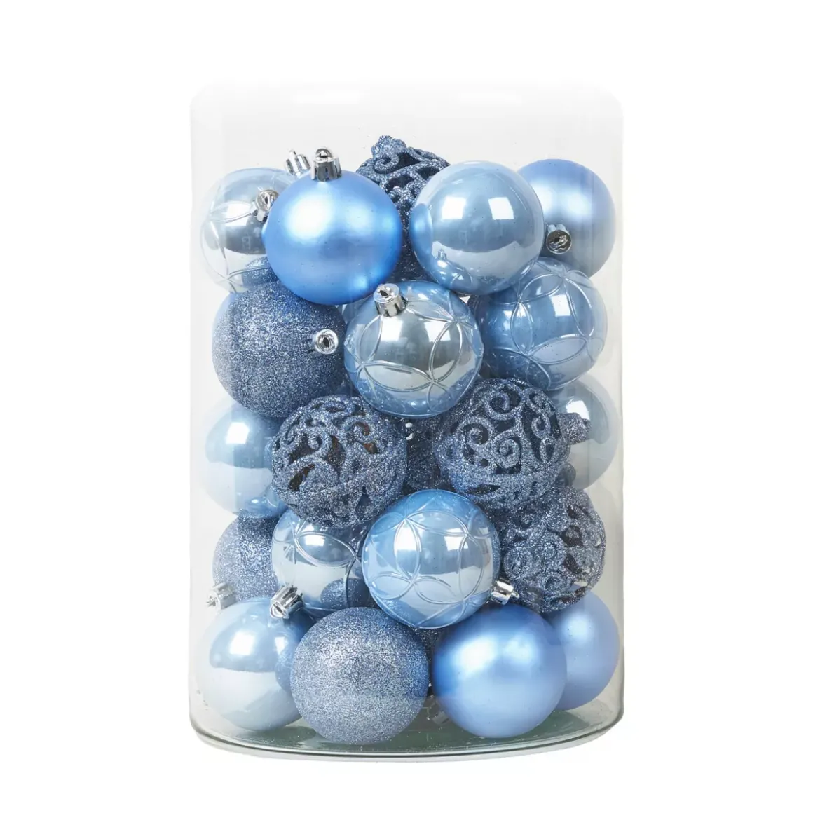 Set di 35 palline di Natale (D60 mm) Aravis Azzurro