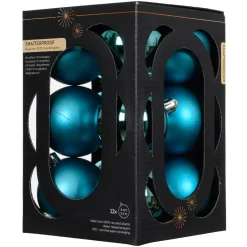 Set di 12 palline di Natale (D60 mm) Aravis Blu brillante