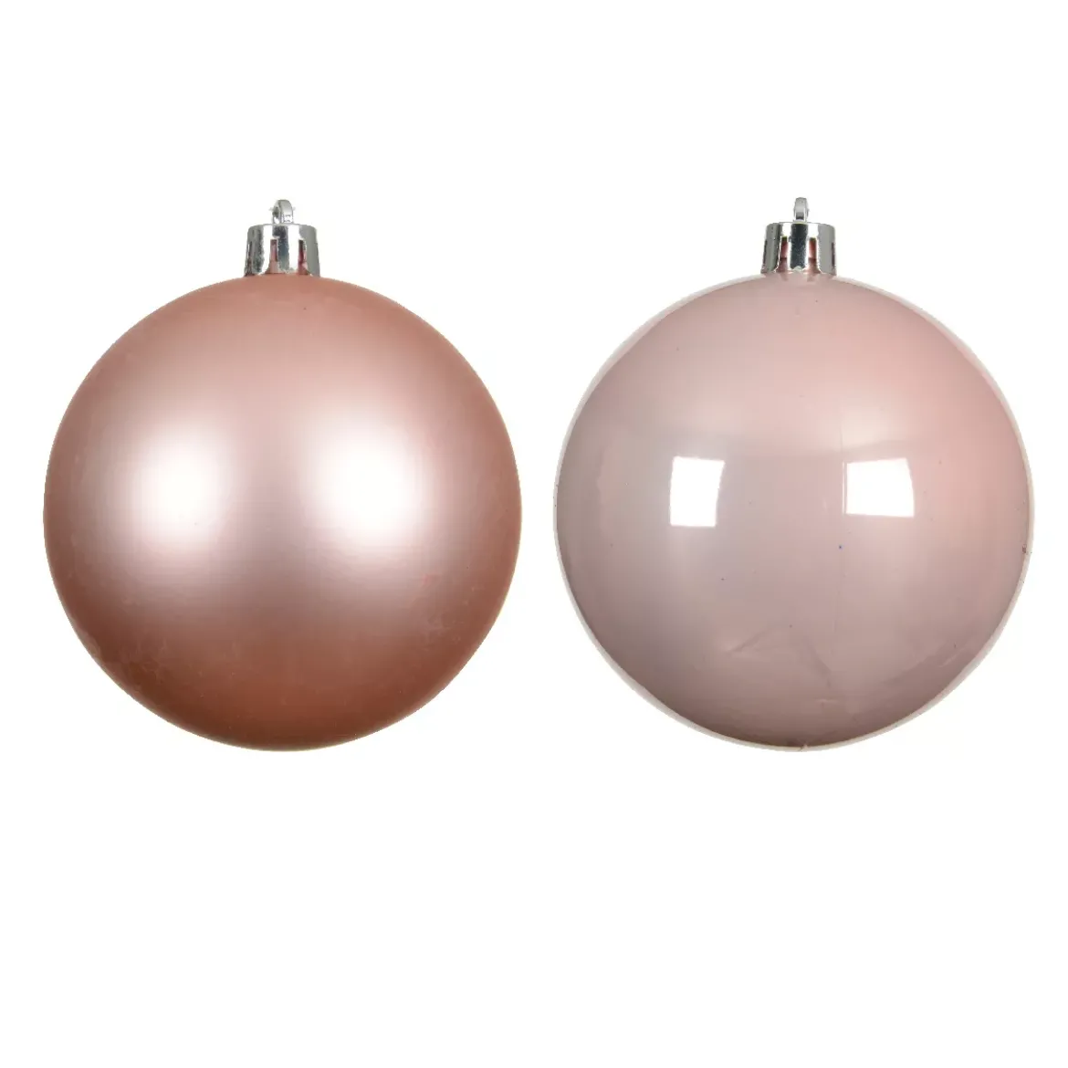 Set di 6 palline di Natale (D80 mm) Aravis Rosa cipria