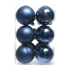 Set di 12 palline di Natale (D60 mm) Aravis Blu notte