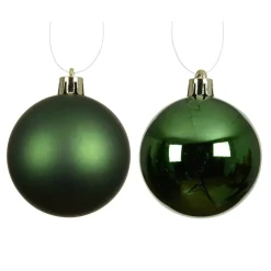 Set di 6 palline di Natale (D80 mm) Aravis Verde abete