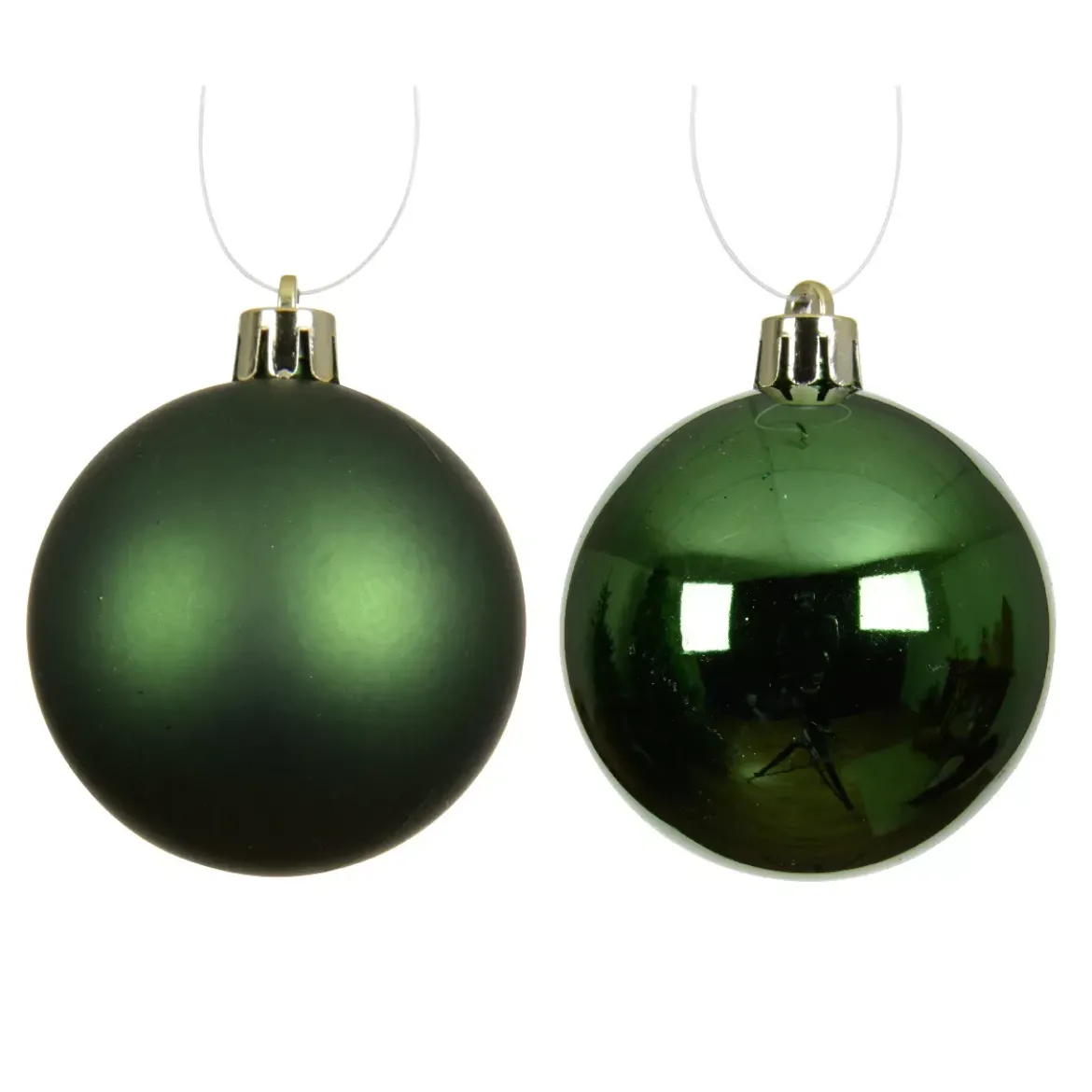 Set di 6 palline di Natale (D80 mm) Aravis Verde abete