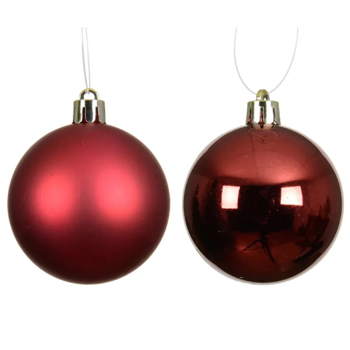 Set di 12 palline di Natale (D60 mm) Aravis Bordeaux