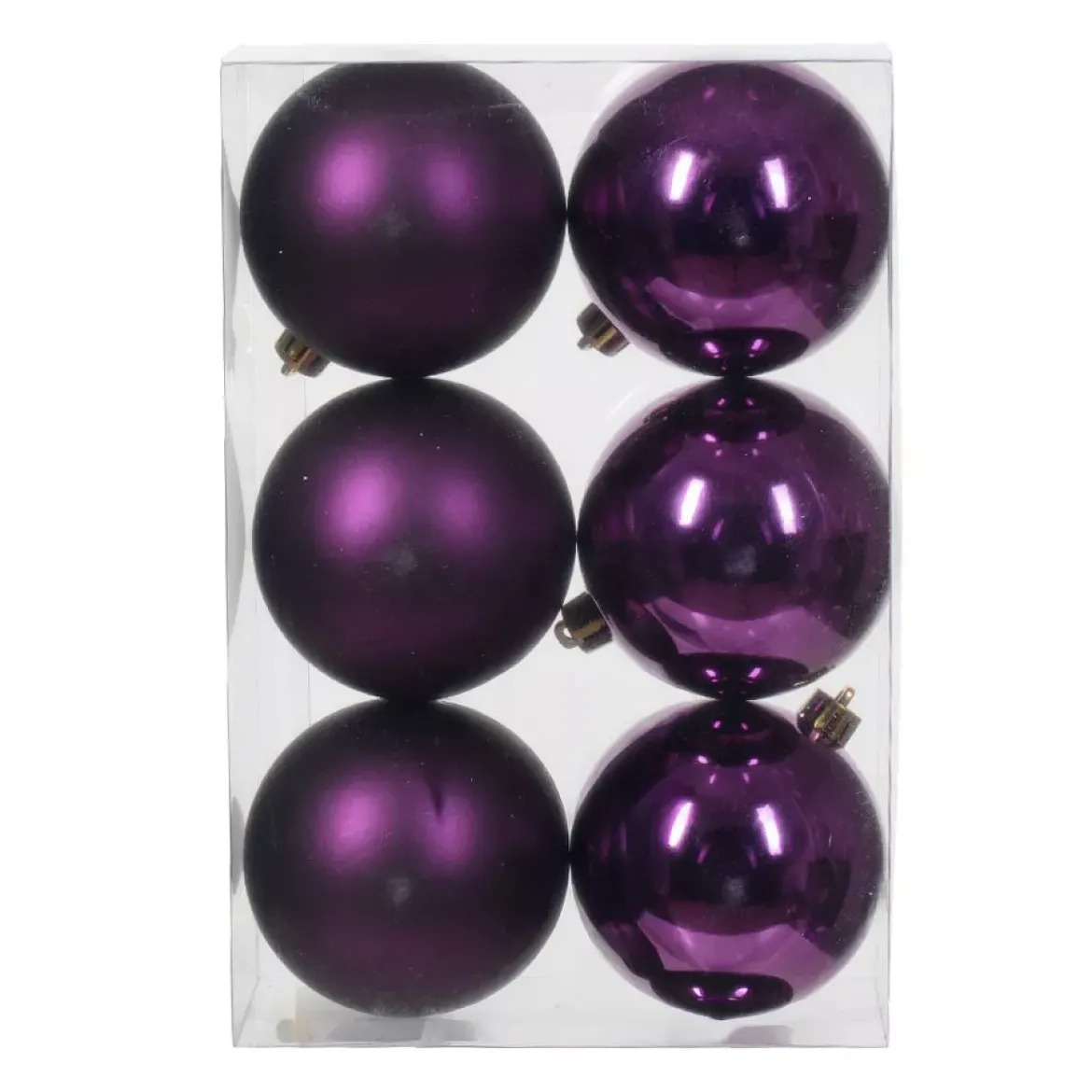 Set di 6 palline di Natale (D80 mm) Aravis Fico