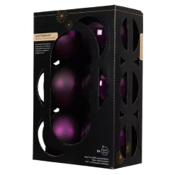 Set di 6 palline di Natale (D80 mm) Aravis Fico