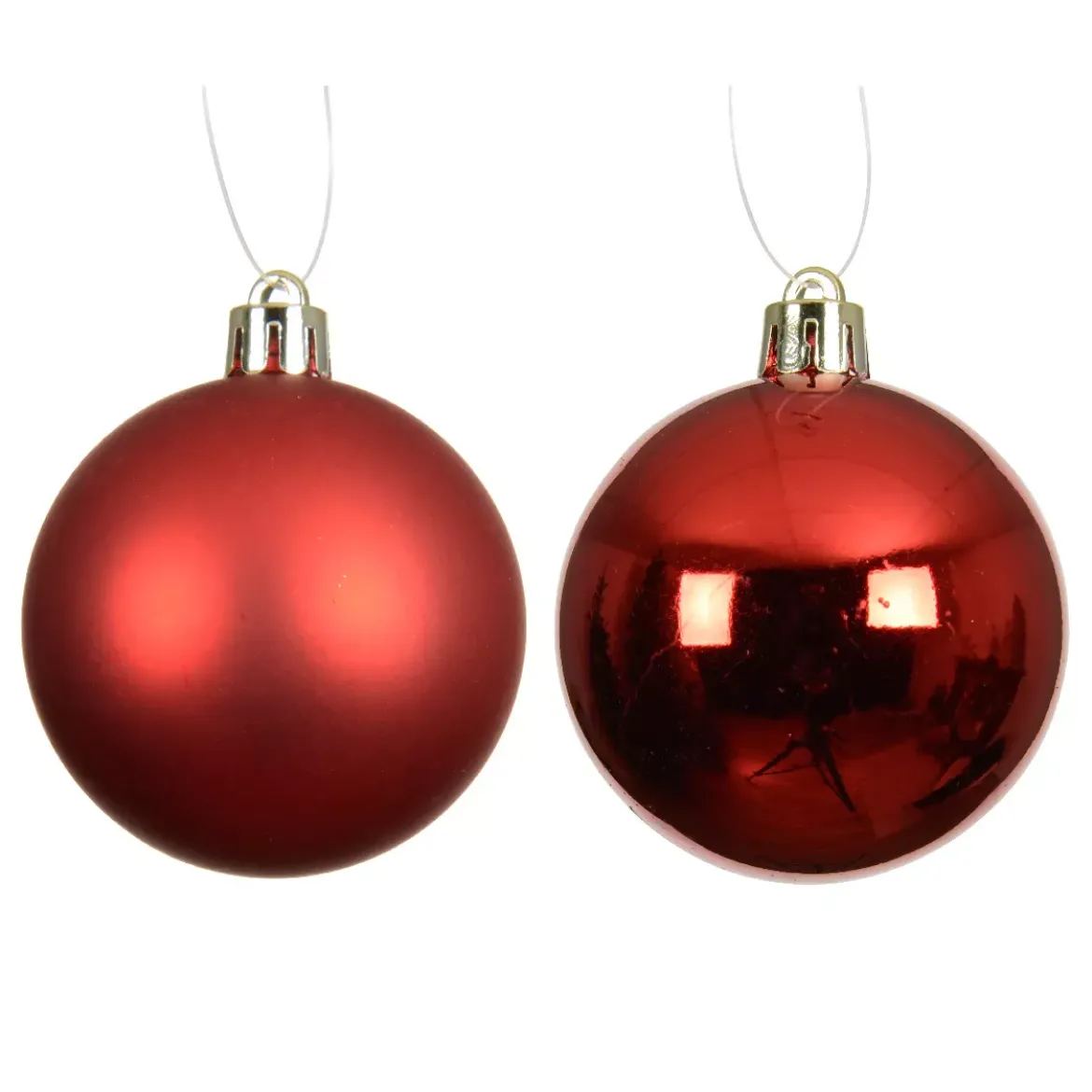 Set di 6 palline di Natale (D80 mm) Aravis Rosso