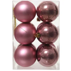 Set di 12 palline di Natale (D60 mm) Aravis Rosa antico