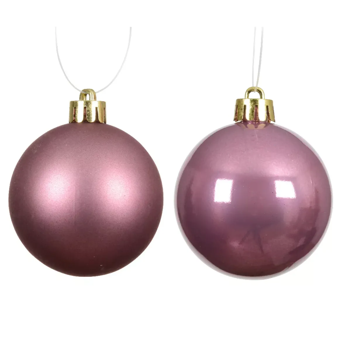 Set di 12 palline di Natale (D60 mm) Aravis Rosa antico