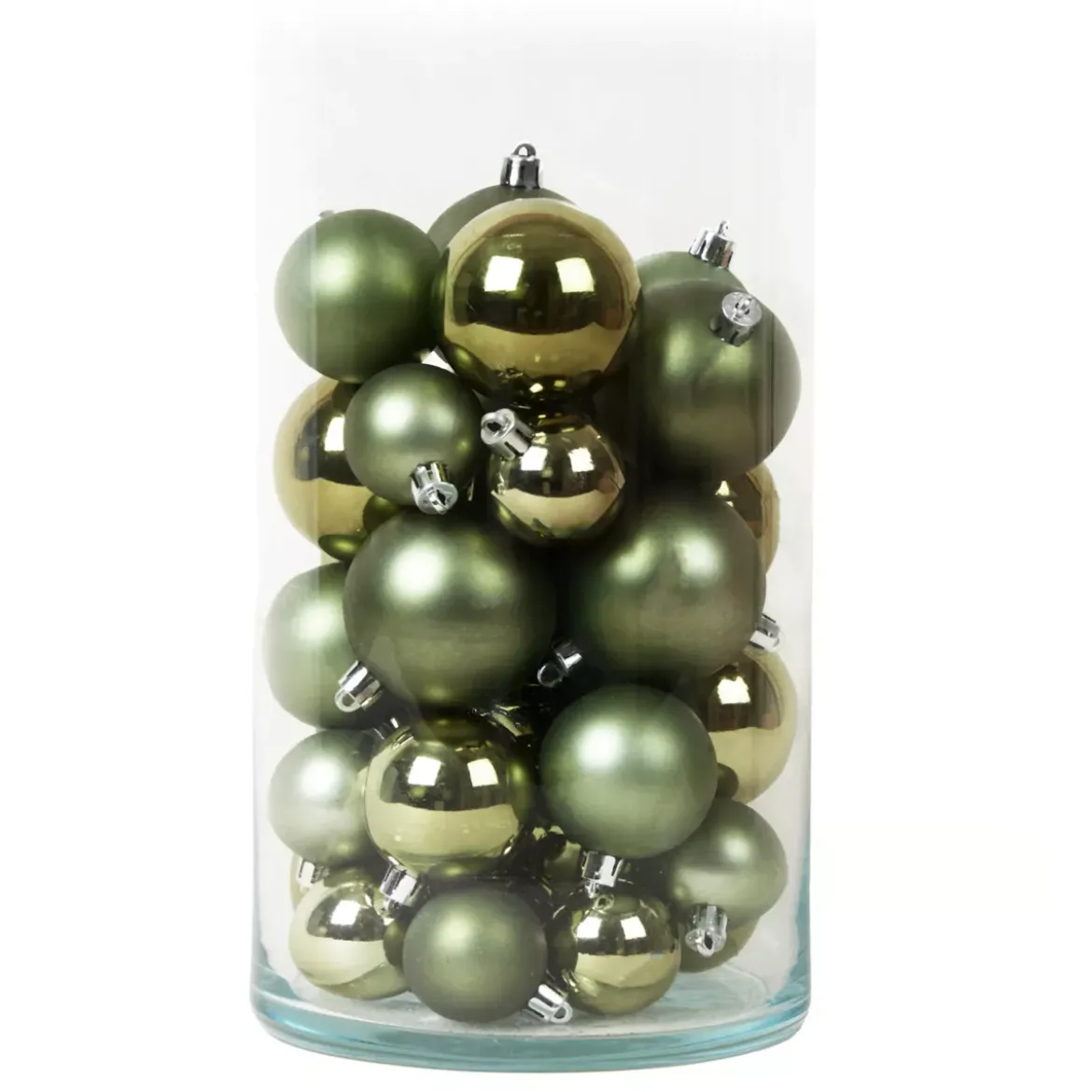 Set di 30 palline di Natale (D60 mm) Aravis Verde rosmarino