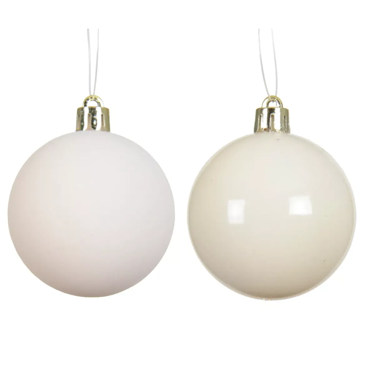 Set di 4 palline di Natale (D100 mm) Aravis Bianco lana