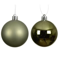 Set di 12 palline di Natale (D60 mm) Aravis Verde rosmarino
