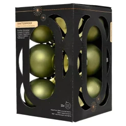 Set di 12 palline di Natale (D60 mm) Aravis Verde rosmarino
