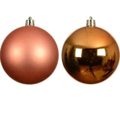 Set di 12 palline di Natale (D60 mm) Aravis Arancione