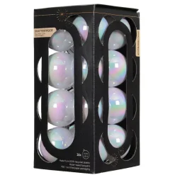 Set di 16 palline di Natale (D40 mm) Aravis Bianco iridescente