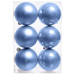 Set di 12 palline di Natale (D60 mm) Aravis Blu cielo