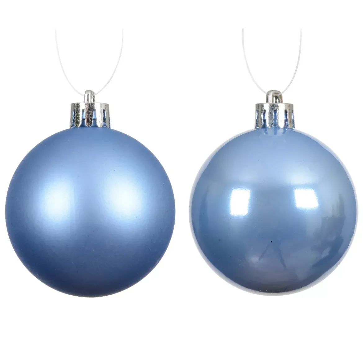 Set di 12 palline di Natale (D60 mm) Aravis Blu cielo