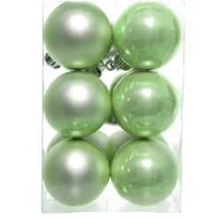 Set di 12 palline di Natale (D60 mm) Aravis Verde tè matcha