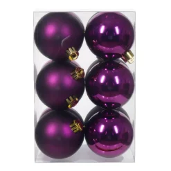Set di 12 palline di Natale (D60 mm) Aravis Fico