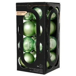 Set di 16 palline di Natale (D40 mm) Aravis Verde tè matcha