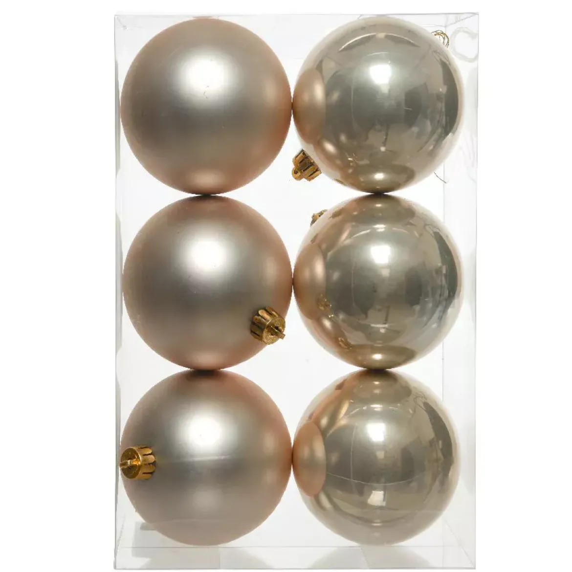 Set di 6 palline di Natale (D80 mm) Aravis Perla