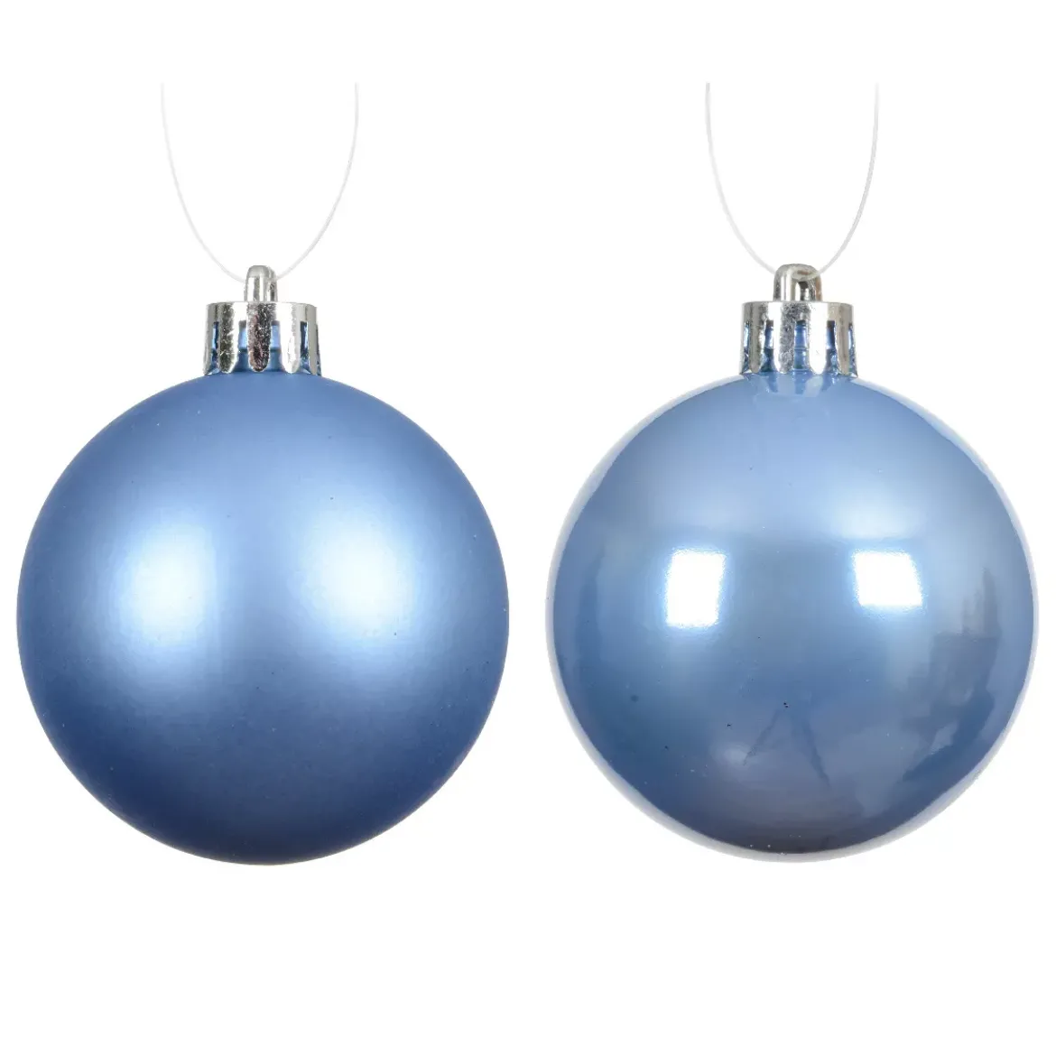 Set di 6 palline di Natale (D80 mm) Aravis Azzurro