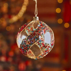 Set di 12 palline di Natale (D80 mm) Festive Multicolori