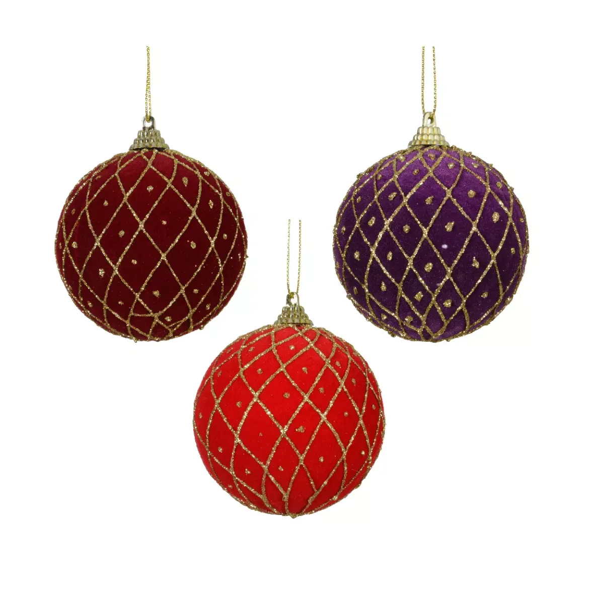 Set di 12 palline di Natale (D80 mm) Palais Royal Multicolore
