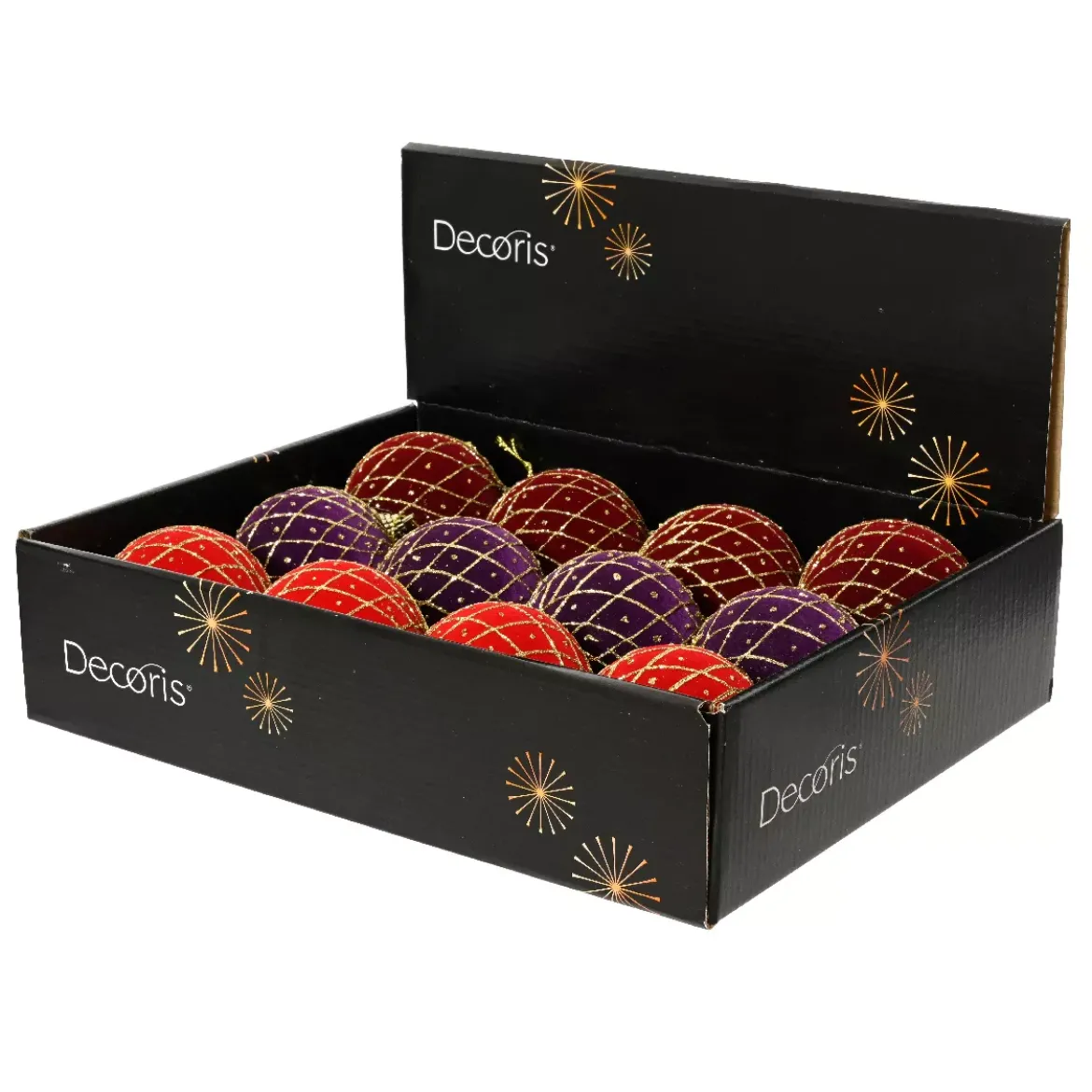 Set di 12 palline di Natale (D80 mm) Palais Royal Multicolore