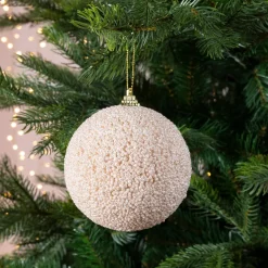 Set di 12 palline di Natale (D100 mm) Perle Preziose Perla