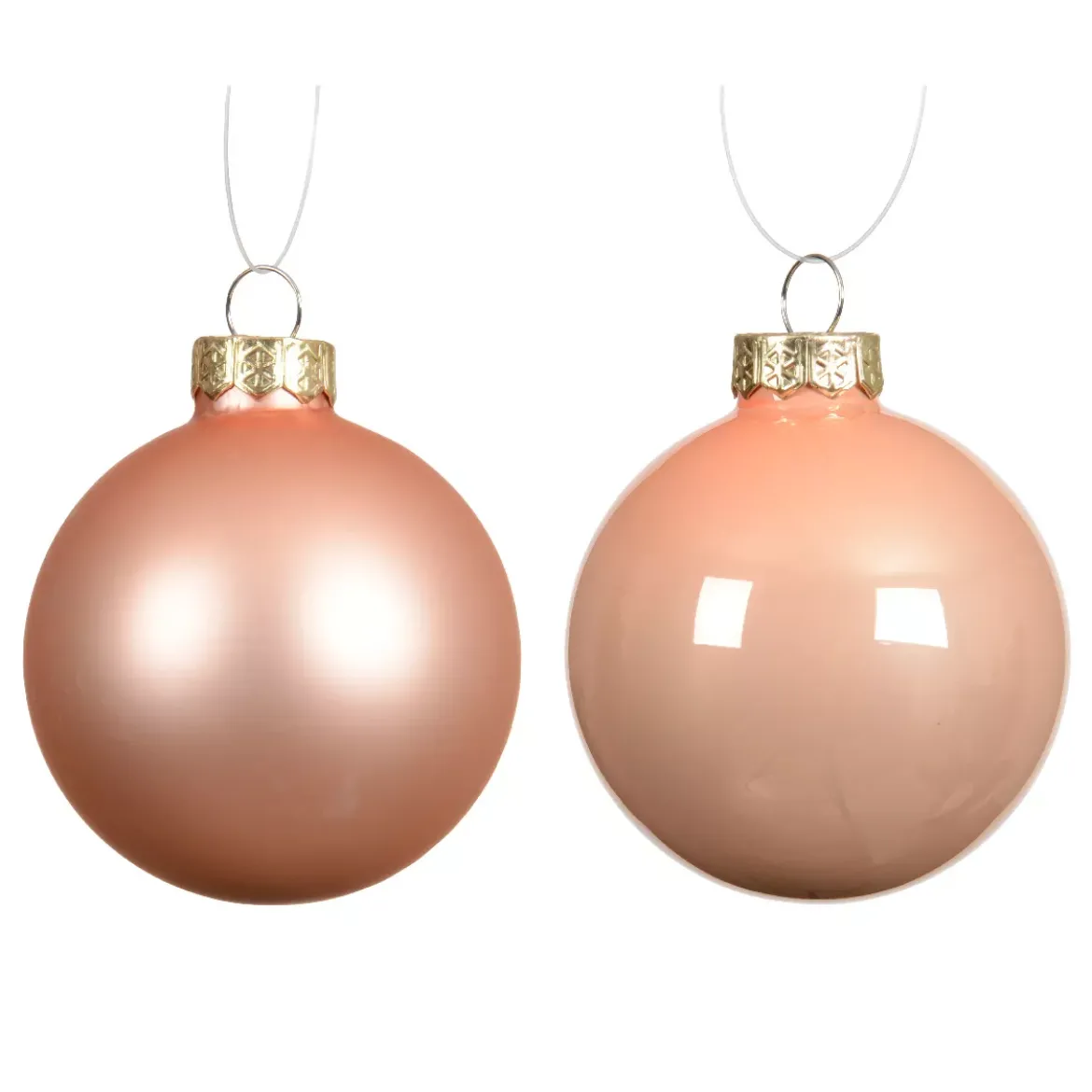 Set di 6 palline di Natale in vetro (D80 mm) Boreale Pesca