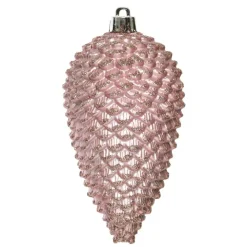 Set di 4 pigne Alpine Rosa cipria