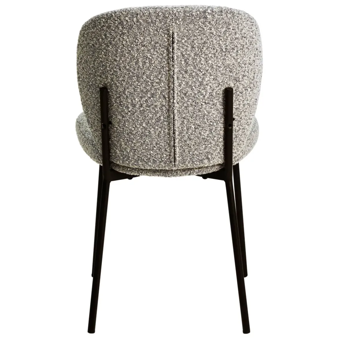 Set di 2 sedie da pranzo in bouclé (seduta 48,5 cm) Isla Grigio chiaro