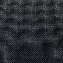 Set di 2 sedie da pranzo in tessuto (seduta 48 cm) Elia Nero