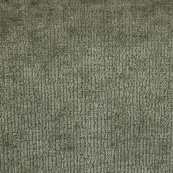 Set di 2 sedie da pranzo in tessuto di velluto (seduta 48 cm) Zola Verde cachi