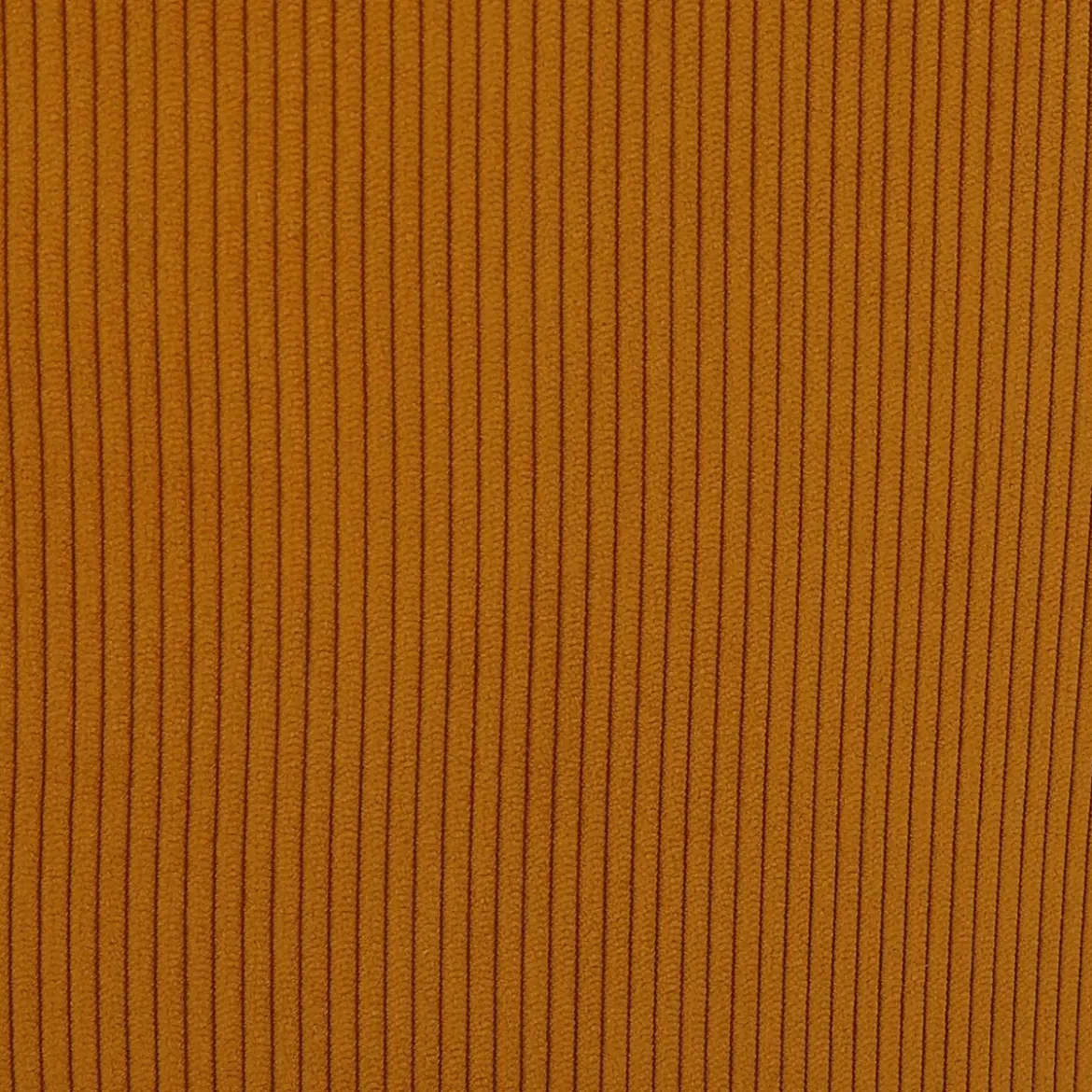 Set di 2 sedie da pranzo in velluto a coste (Altezza seduta 47 cm) Juno Giallo curry