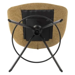 Set di 2 sedie per isola centrale con schienale (seduta 65cm) Pema Verde cachi