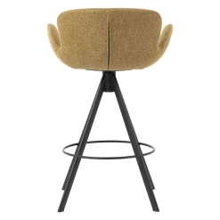 Set di 2 sedie per isola centrale con schienale (seduta 65cm) Pema Verde cachi