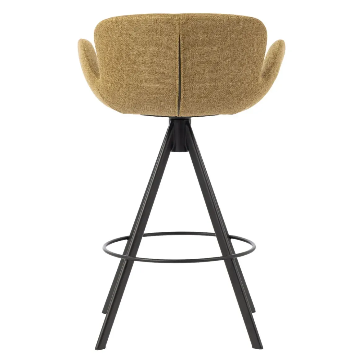 Set di 2 sedie per isola centrale con schienale (seduta 65cm) Pema Verde cachi