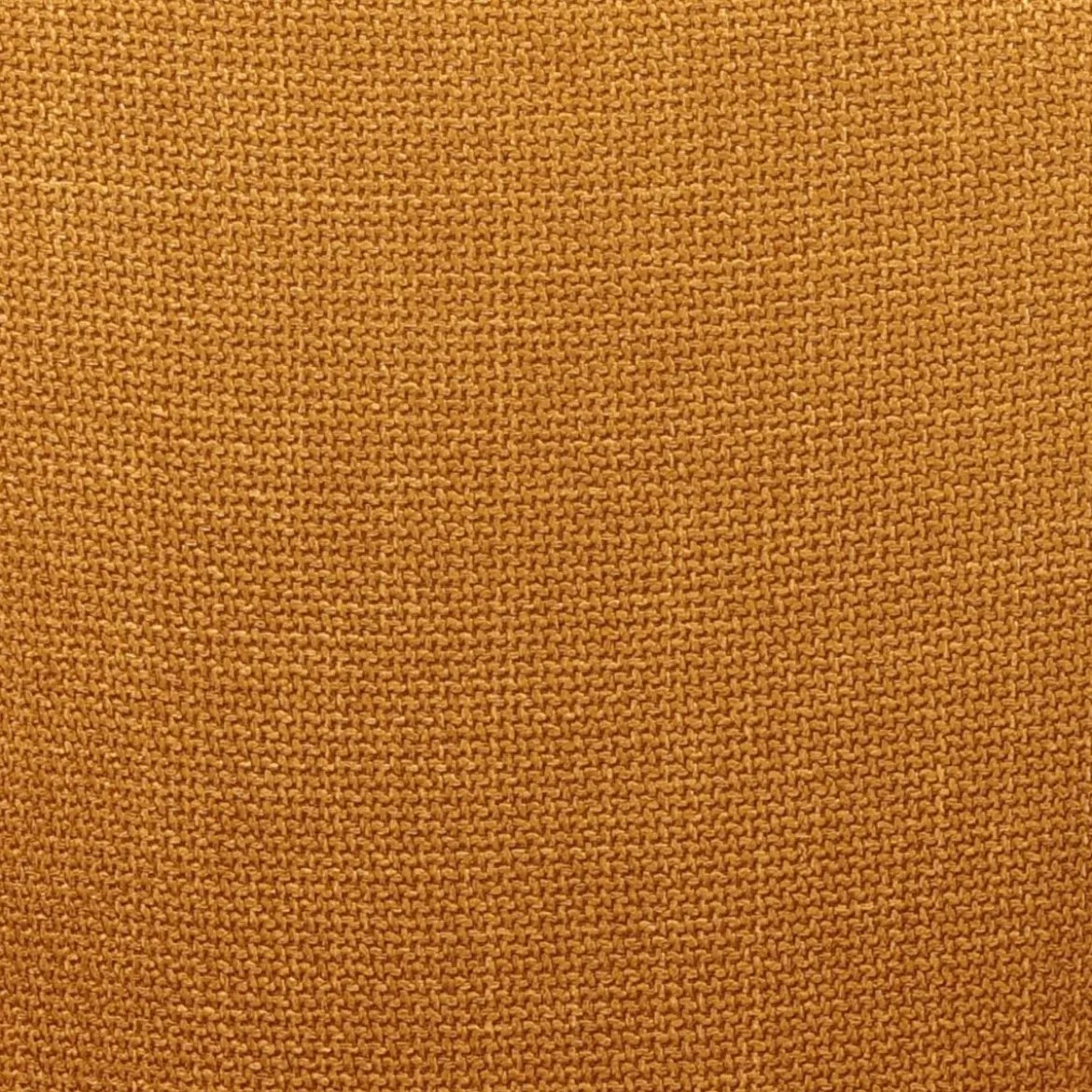 Set di 2 sedie per isola centrale con schienale in tessuto (Altezza seduta 67cm) Juno Giallo ocra gambe in quercia