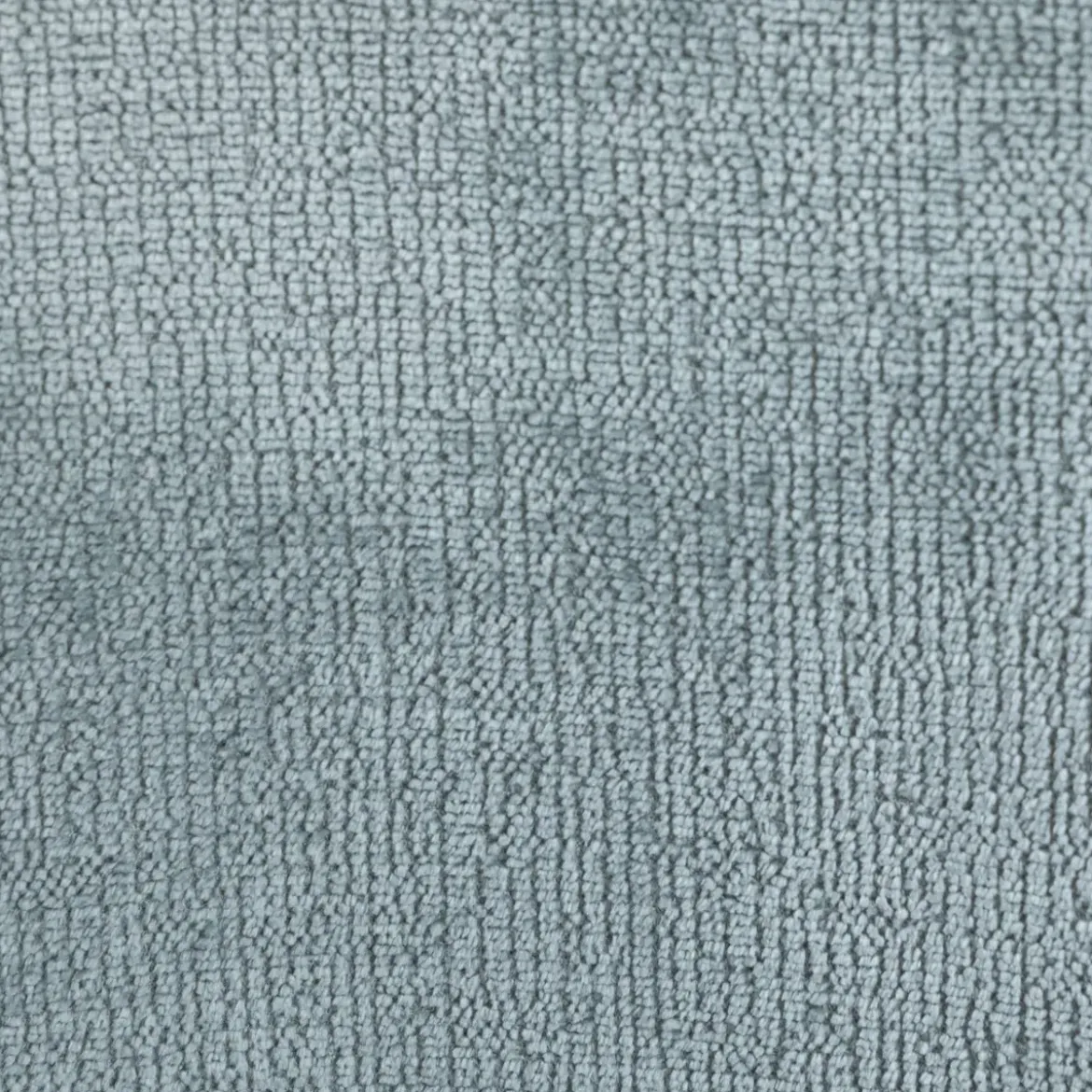 Set di 2 sedie per isola centrale con schienale in tessuto chenille (Altezza seduta 65cm) Zola Blu celadon